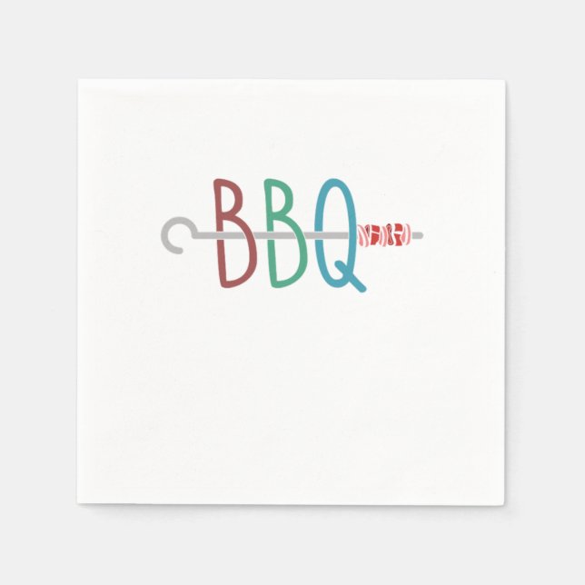 Bbq Barbecue Party Its Grill Time Napkins (Front)