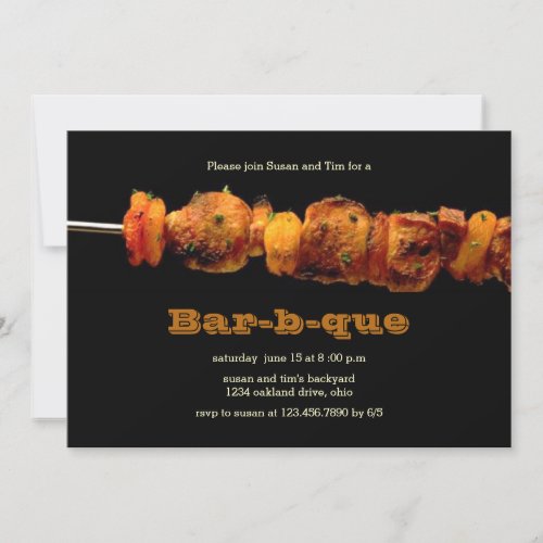 BBQBarbeque Party Invitation