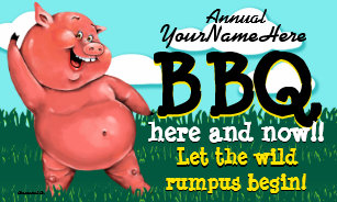 bbq banners signs zazzle