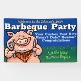 BBQ Birthday Party Decorations - Large Happy