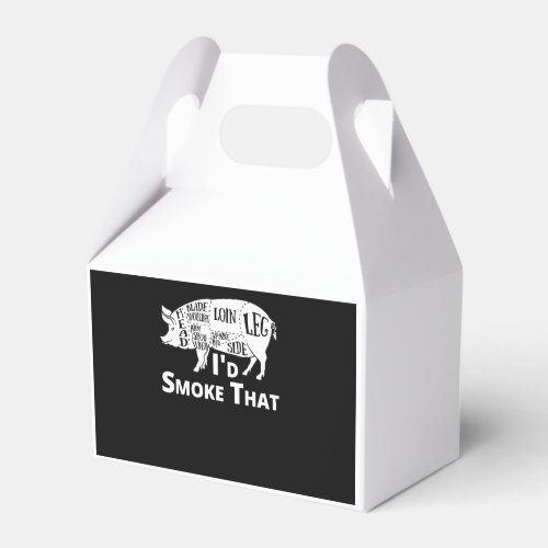 BBQ  BBQ Grill Pig Pork Id Smoke That Gift Men Favor Boxes