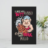BBQ|BBQ Grillmaster Like Butt Rubbed & Pork Pulled (Standing Front)