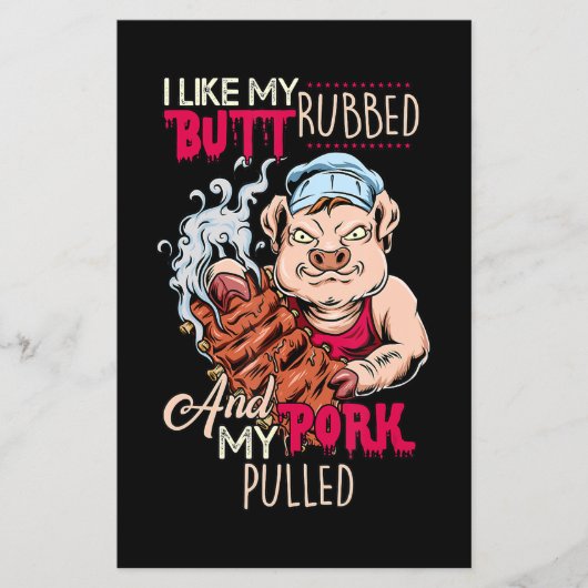 BBQ|BBQ Grillmaster Like Butt Rubbed & Pork Pulled (Front)