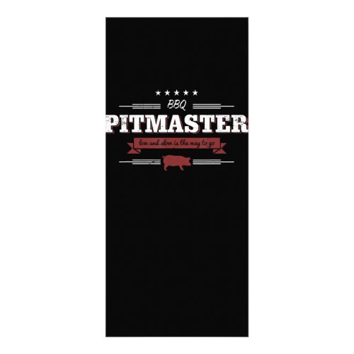 BBQ  BBQ Pitmaster Low And Slow Is Way To Funny Rack Card