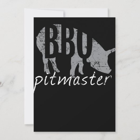BBQ | BBQ Pitmaster Pig Grilling Grill Fars Day (Front)