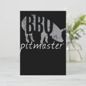 BBQ | BBQ Pitmaster Pig Grilling Grill Fars Day (Standing Front)
