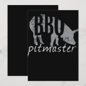 BBQ | BBQ Pitmaster Pig Grilling Grill Fars Day (Front/Back)