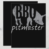 BBQ | BBQ Pitmaster Pig Grilling Grill Fars Day (Front/Back)