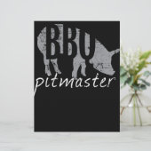 BBQ | BBQ Pitmaster Pig Grilling Grill Fars Day (Standing Front)