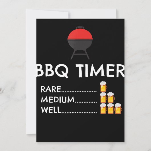 BBQ |BBQ Timer Barbecue Funny Grill Grilling Gift (Front)