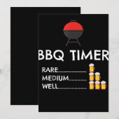 BBQ |BBQ Timer Barbecue Funny Grill Grilling Gift (Front/Back)