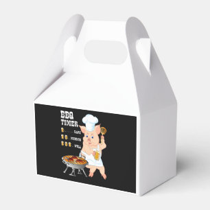 BBQ BBQ Timer Pig Grill Barbecue Beer Lover Men Favor Boxes
