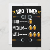BBQ | BBQ Timer Rare Medium Well Beer Drinker (Front)