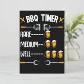 BBQ | BBQ Timer Rare Medium Well Beer Drinker (Standing Front)