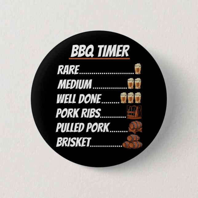 Bbq Bbq Timer Rare Medium Well Done Pork Ribs Pull Button (Front)