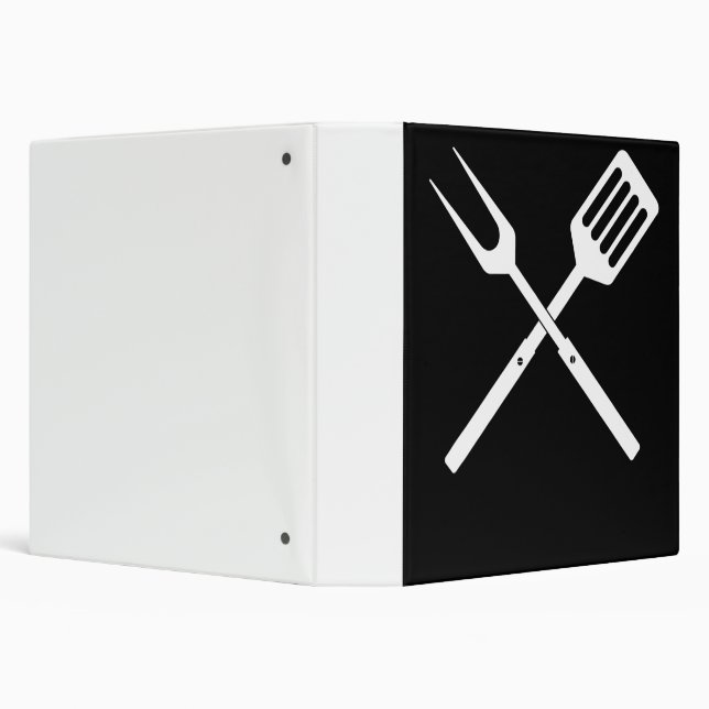 BBQ | BBQ Utensils novelty BBQ Grill Tools 3 Ring Binder (Background)
