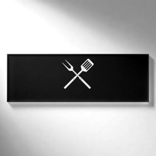 BBQ BBQ Utensils novelty BBQ Grill Tools Name Tag
