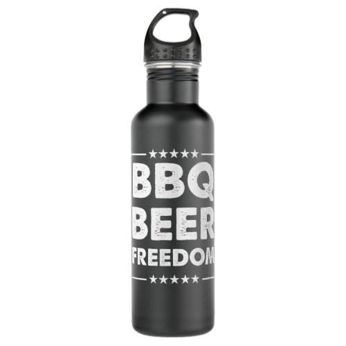 BBQ Beer Freedom Stainless Steel Water Bottle