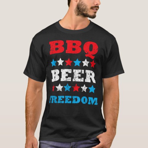 BBQ Beer Freedom T_Shirt