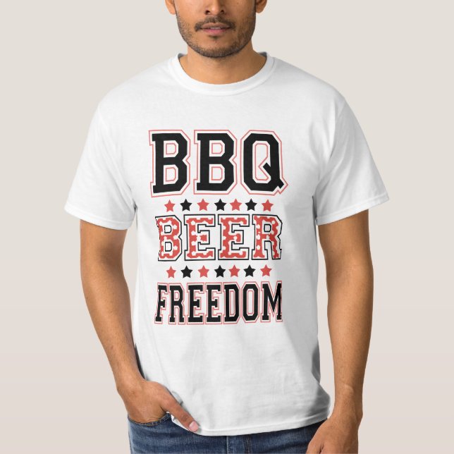 BBQ BEER FREEDOM T-Shirt (Front)