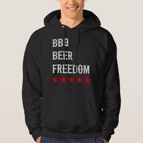 BBQ Beer Freedomrump 2020 USA Elections Political  Hoodie