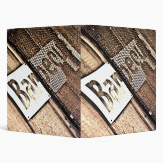 BBQ binder