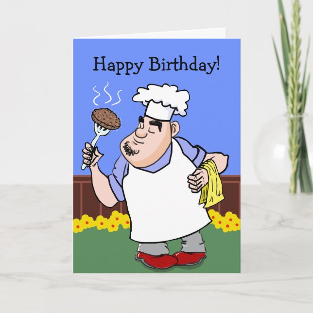BBQ Birthday Card (Front)