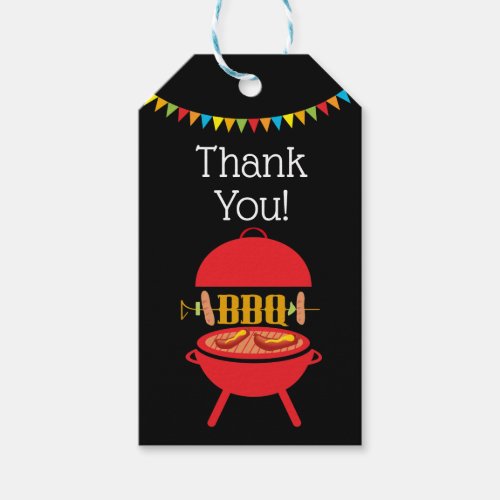 bbq birthday party barbecue bbq grill gift tags