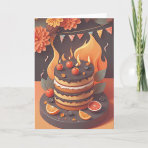BBQ Birthday Wishes Card