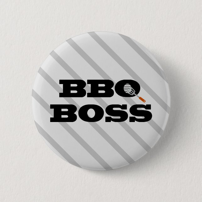 BBQ Boss Button (Front)