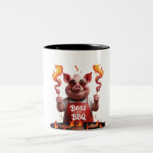 BBQ Boss – Pig Dad Funny Grilling