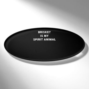 BBQ Brisket Is My Spirit Animal BBQ Gifts Name Tag