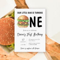 BBQ Burger First Birthday Party