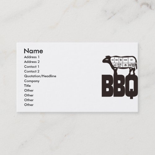 BBQ BUSINESS CARDS
