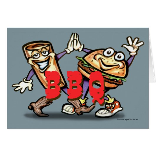 BBQ CARDS (Front Horizontal)