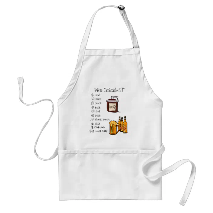 q Checklist Apron Zazzle Com