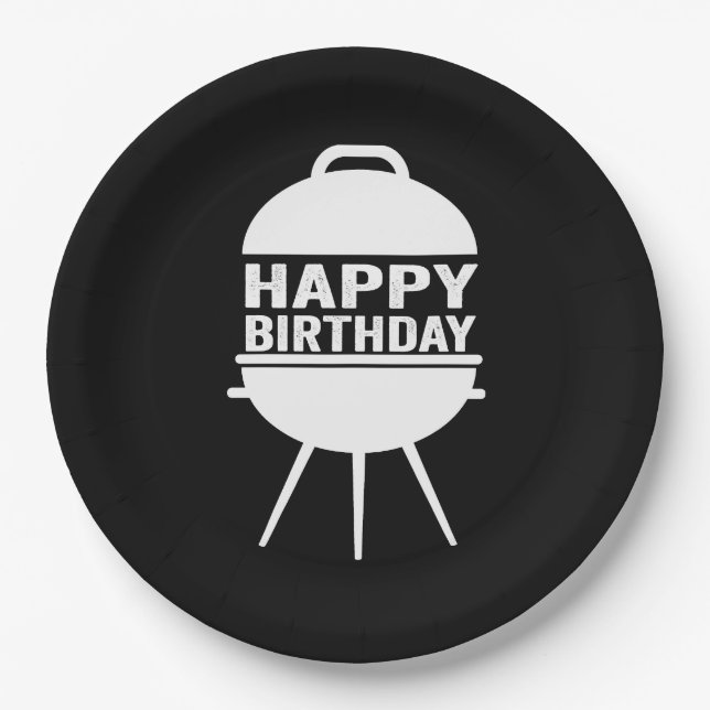 BBQ Chillin and Grillin Plates (Front)