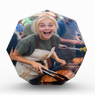 BBQ Cook Off Photo Customize Acrylic Award