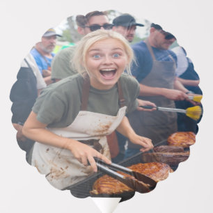BBQ Cook Off Photo Customize Balloon