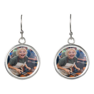 BBQ Cook Off Photo Customize Earrings