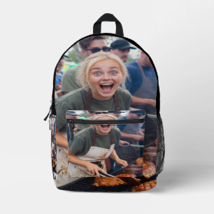 BBQ Cook Off Photo Customize Printed Backpack