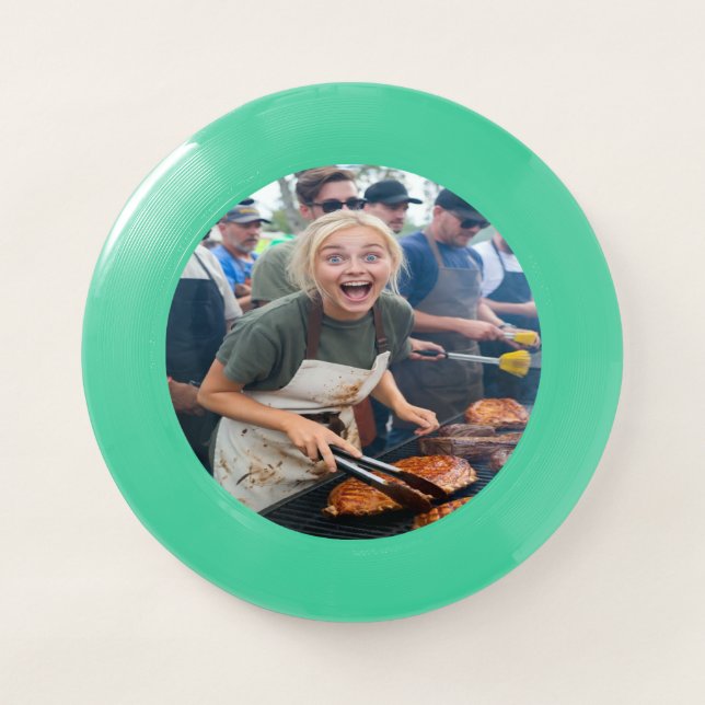 BBQ Cook Off Photo Customize Wham-O Frisbee (Front)