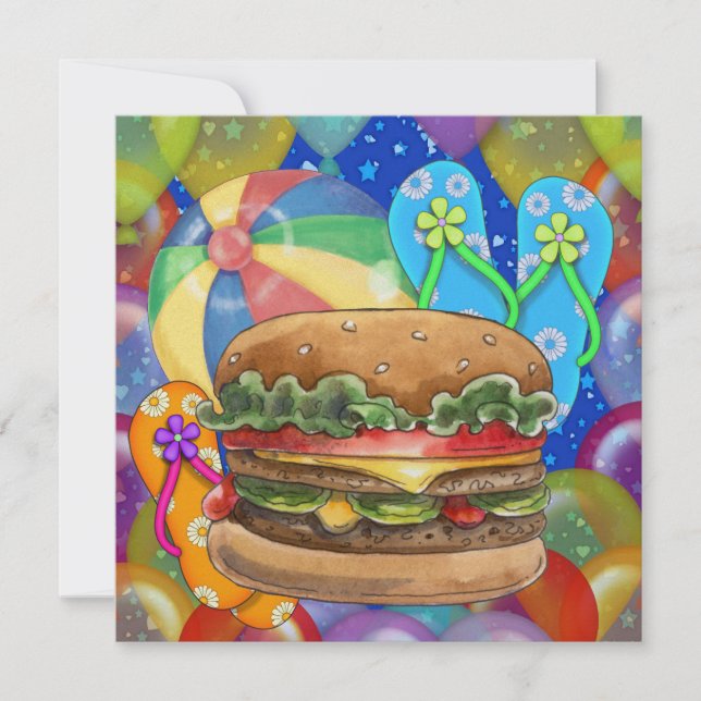 BBQ / Cook Out / Party - SRF Invitation (Front)