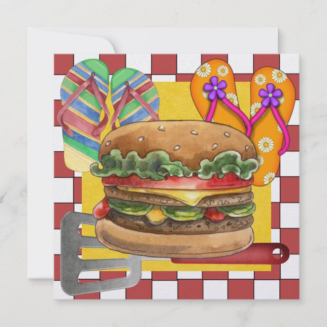 BBQ Cook Out ! SRF Invitation (Front)