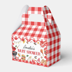 BBQ Cookout Baby Shower Baby Q Thank You Favor Boxes