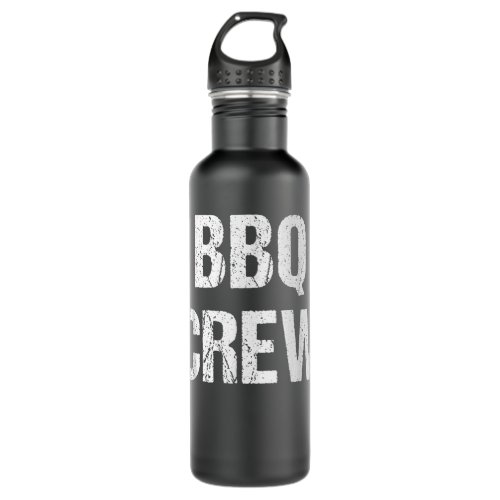 BBQ Crew  Barbecue Grill Stainless Steel Water Bottle