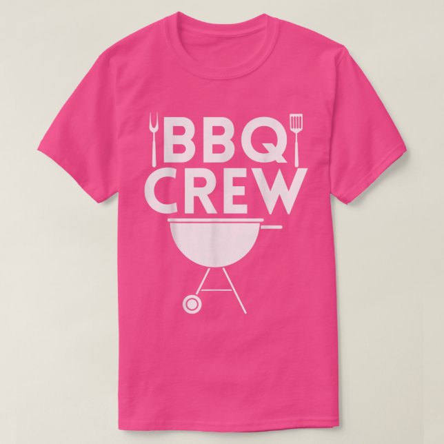 BBQ CREW Grill Chef Cook Squad Cooking Summer Gril T-Shirt (Design Front)
