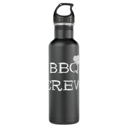 BBQ Crewmoker Pit Grill Masterquad Grillingeam Stainless Steel Water Bottle