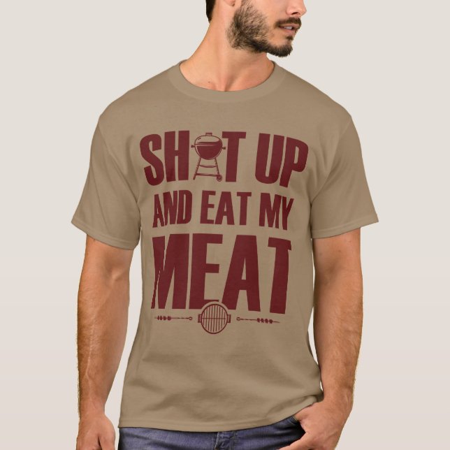 bbq Dad Funny BBQ Grilling Gift  T-Shirt (Front)