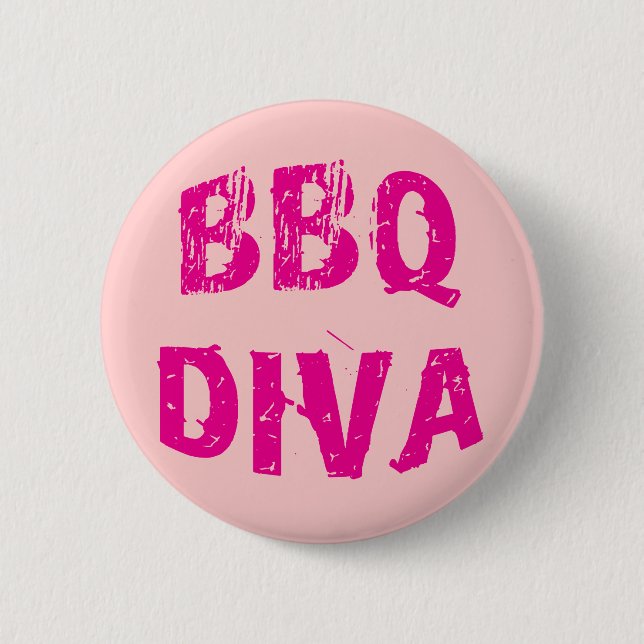 BBQ Diva Button (Front)
